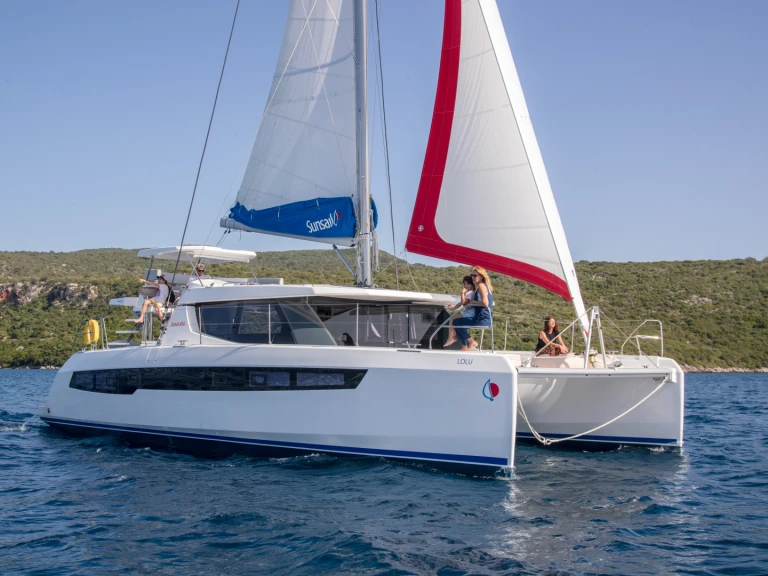 Bareboat Rental Catamaran Leopard with a boat licence