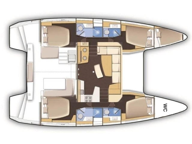 Catamaran rental in Paros (Island) - Lagoon Lagoon 42