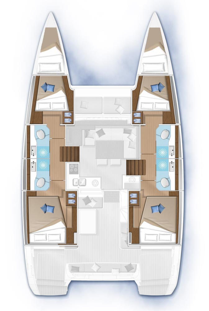 Catamaran rental in Gouvia - Lagoon Lagoon 40
