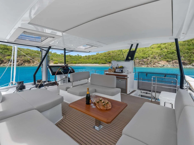 Fountaine Pajot PLUS 10 charter bareboat or captained in  Saint Thomas Island