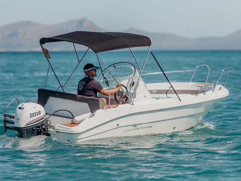 Ocean Master 470 wa charter bareboat or captained in  Can Picafort
