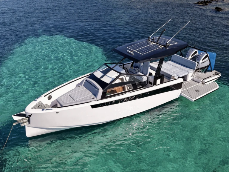 Bareboat Rental Motorboat Virtue Yacht with a boat licence