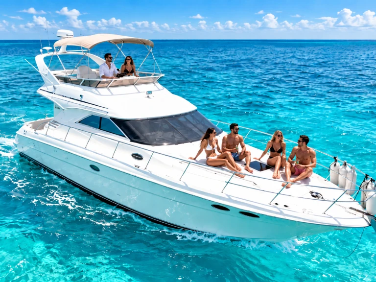 Yacht charter Cancún cheap custom