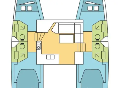 Catamaran rental in Trogir - Fountaine Pajot Isla 40