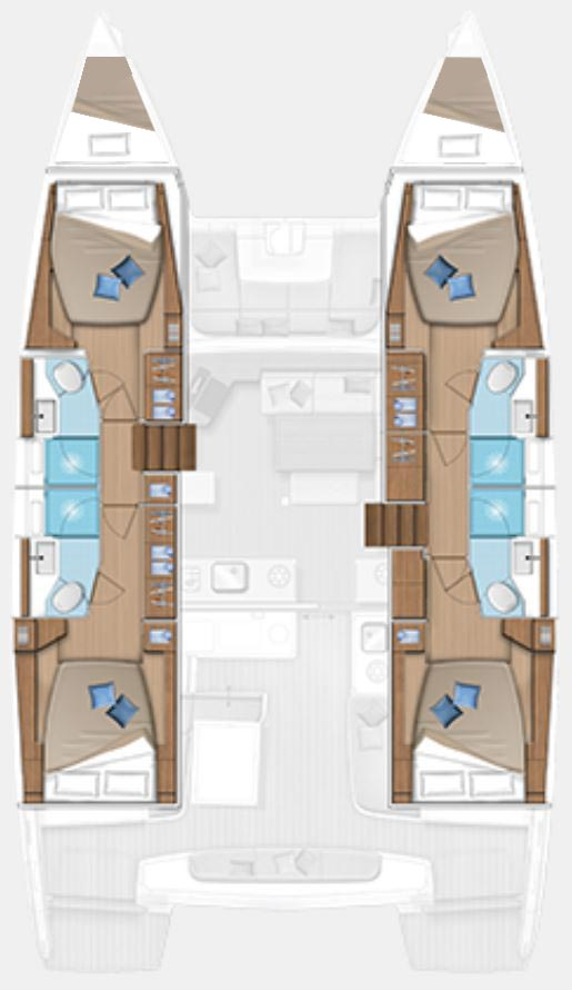 Catamaran for rent Trogir at the best price