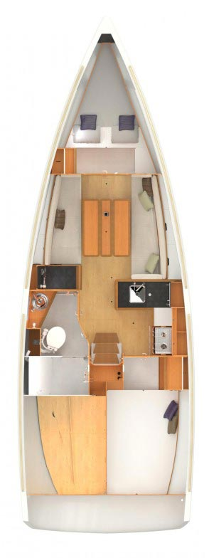 Jeanneau Sun Odyssey 349 charter bareboat or captained in  Zadar