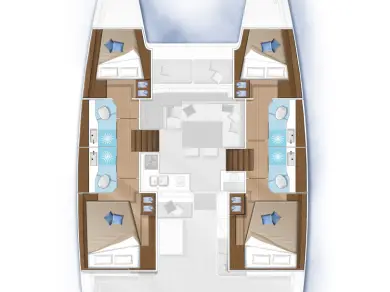 Yacht charter Trogir cheap Lagoon 40