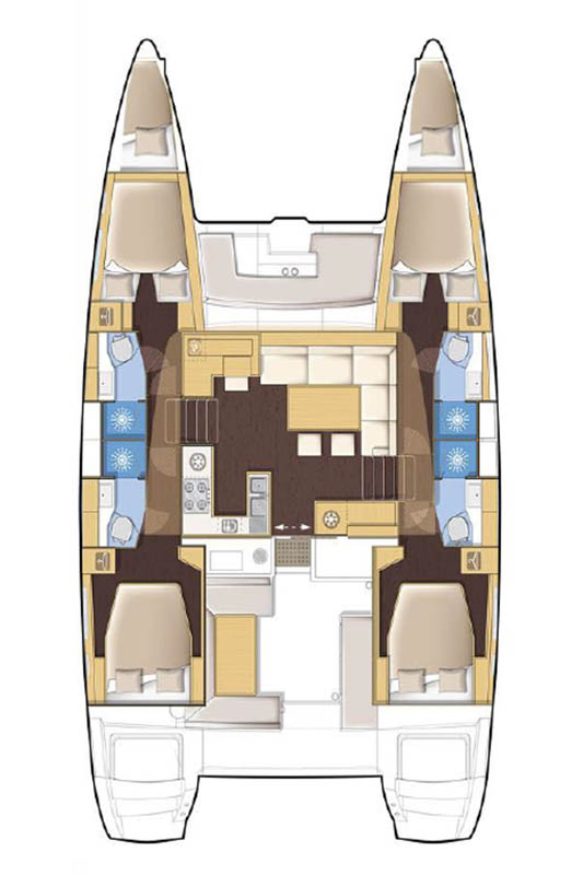 Catamaran for rent Eden Island at the best price