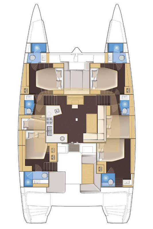 Yacht charter Palma de Mallorca cheap Lagoon 52 F