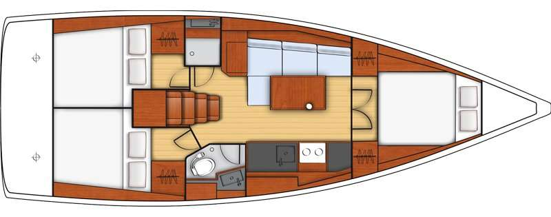 Boat rental Bénéteau Oceanis 38.1 in Biograd na Moru on Samboat