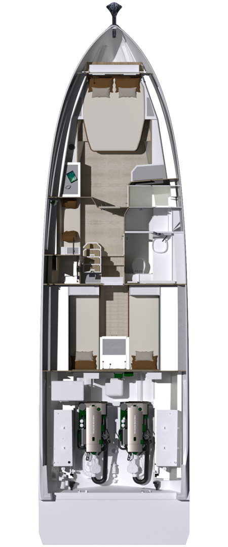 Luxury Yacht rental with or without captain Fiart Sukošan