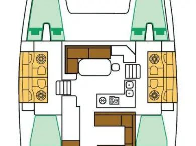 Yacht charter Lávrio cheap Lagoon 400 S2