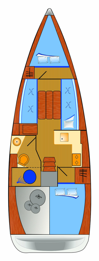 Bareboat Rental Sailboat Jeanneau with a boat licence