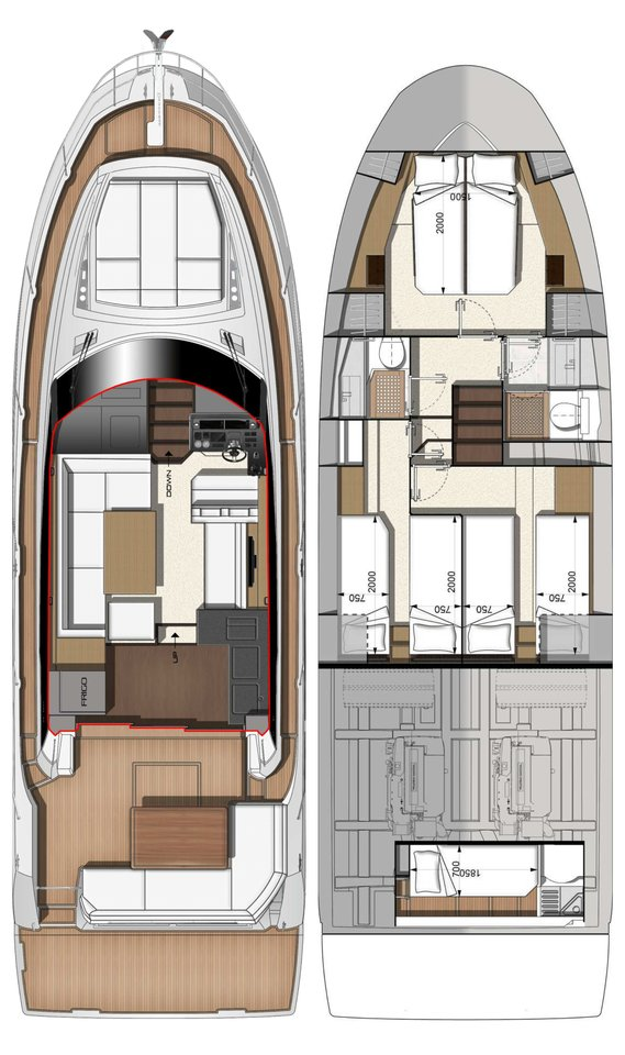 Luxury Yacht rental with or without captain Jeanneau Biograd na Moru