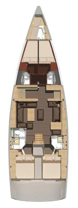 Bareboat Rental Sailboat Dufour with a boat licence