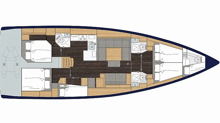 Sailboat for rent Lefkáda at the best price