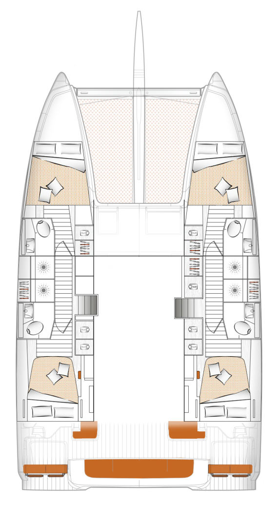 Bareboat Rental Catamaran Excess with a boat licence