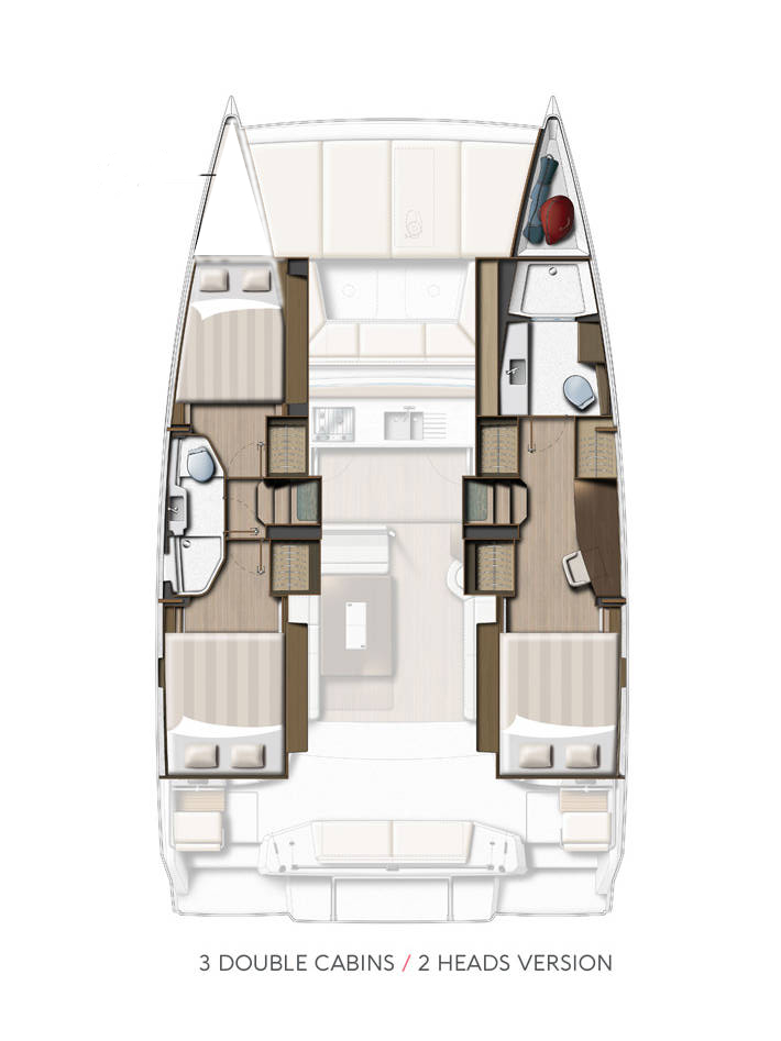 Yacht charter Šibenik cheap Bali Catsmart OW - 3 cab.