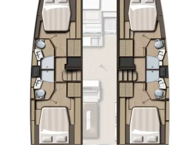 Bareboat Rental Catamaran Bali with a boat licence