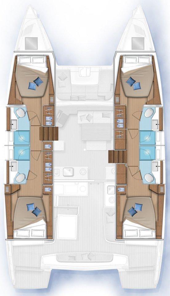 Catamaran for rent Lefkáda at the best price