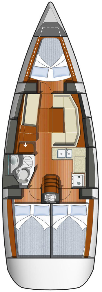 Bareboat Rental Sailboat Jeanneau with a boat licence