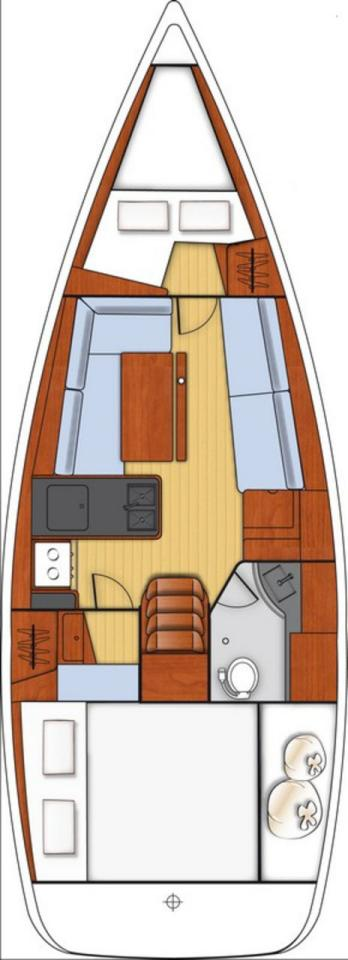 Bénéteau Oceanis 31 charter bareboat or captained in  Split
