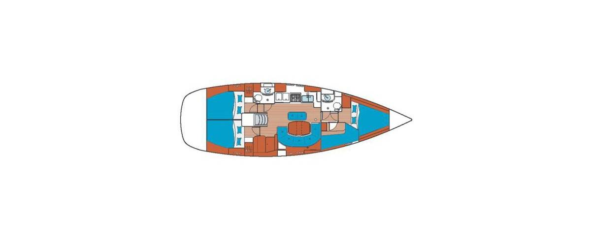 Sailboat rental in Pirovac - Bénéteau Oceanis 411 Clipper