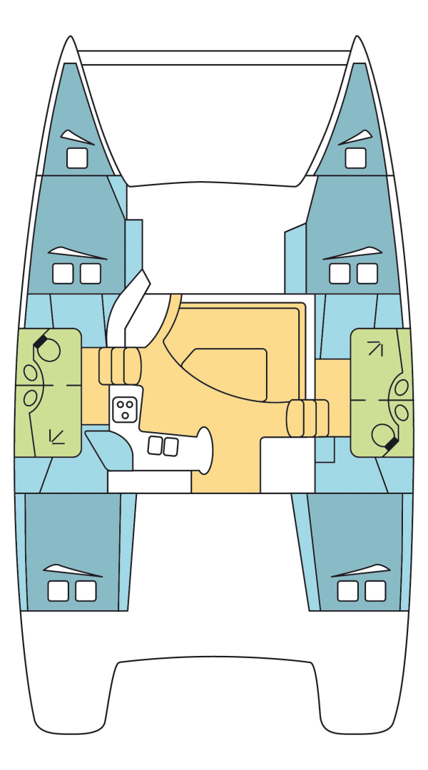 Catamaran rental in Airlie Beach - Fountaine Pajot Lipari 41
