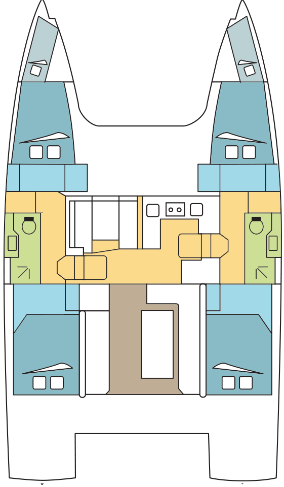 Nautitech Nautitech 40 charter bareboat or captained in  Bas du Fort