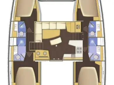 Bareboat Rental Catamaran Lagoon with a boat licence