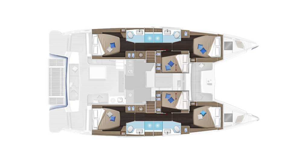Yacht charter Lefkáda cheap Lagoon 51