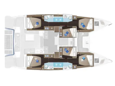 Yacht charter Lefkáda cheap Lagoon 51