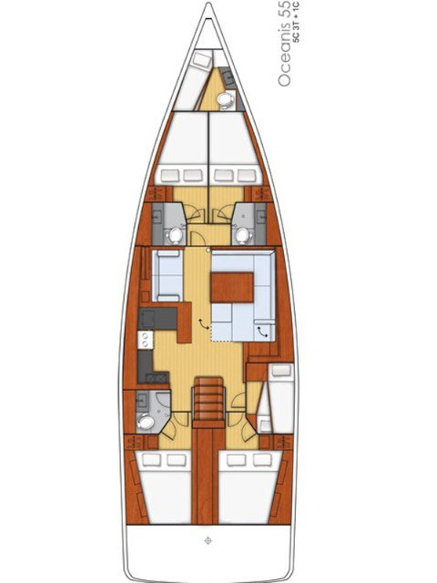 Bénéteau Oceanis 55 in Lávrio on SamBoat