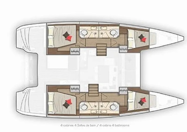 Bareboat Rental Catamaran Lagoon with a boat licence