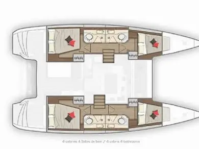Bareboat Rental Catamaran Lagoon with a boat licence