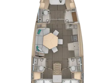 Dufour Dufour 44 charter bareboat or captained in  Frenchtown