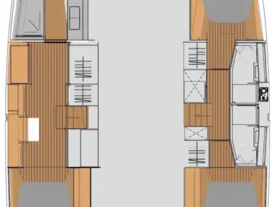 Catamaran rental in Road Town - Fountaine Pajot Elba 45