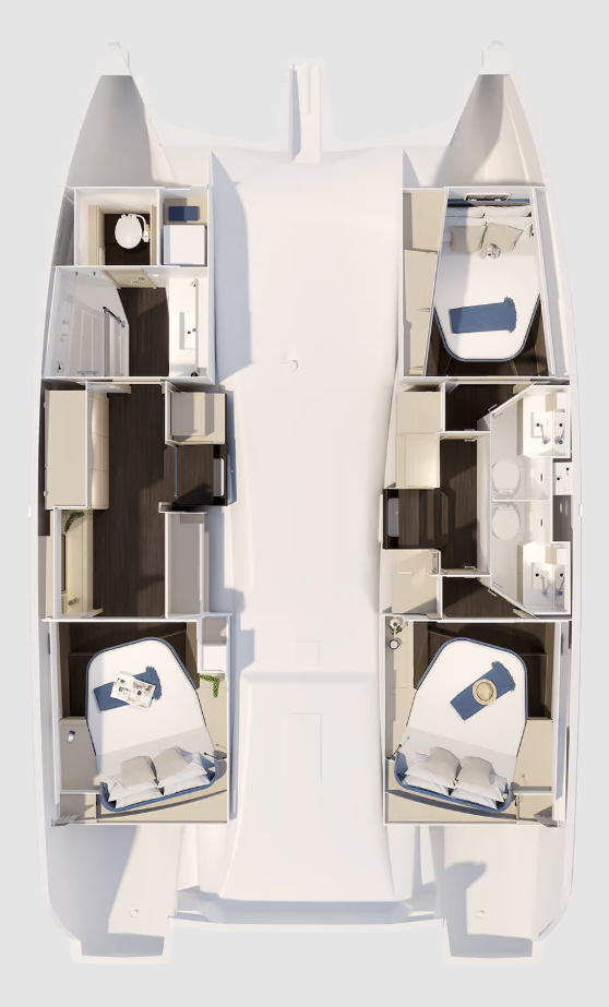 Catamaran rental in Road Town - Fountaine Pajot Fountaine Pajot FP 41 Maesto 3 