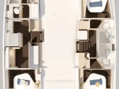 Rent a Fountaine Pajot Fountaine Pajot FP 44 Maestro - 3 cab. Road Town