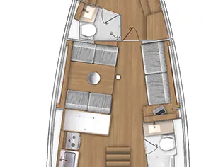 Sailboat rental with or without captain Bénéteau Punat