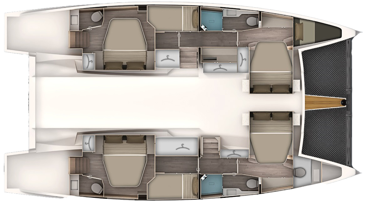 Catamaran rental with or without captain Aventura Fethiye