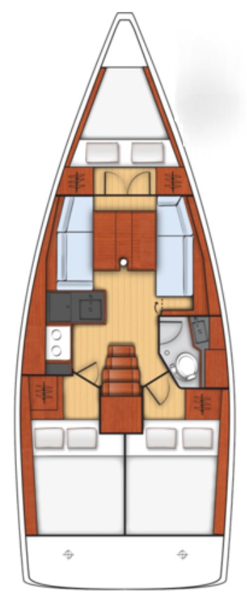Sailboat rental in Toulon - Bénéteau Oceanis 35.1