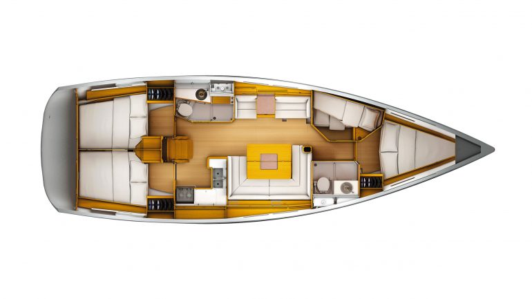 Sailboat rental with or without captain Jeanneau Parish of Saint George