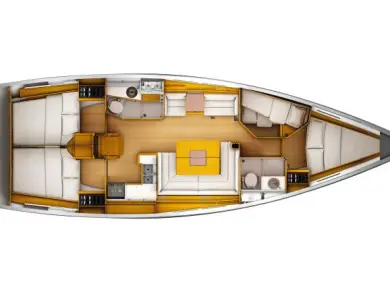 Sailboat rental with or without captain Jeanneau Parish of Saint George