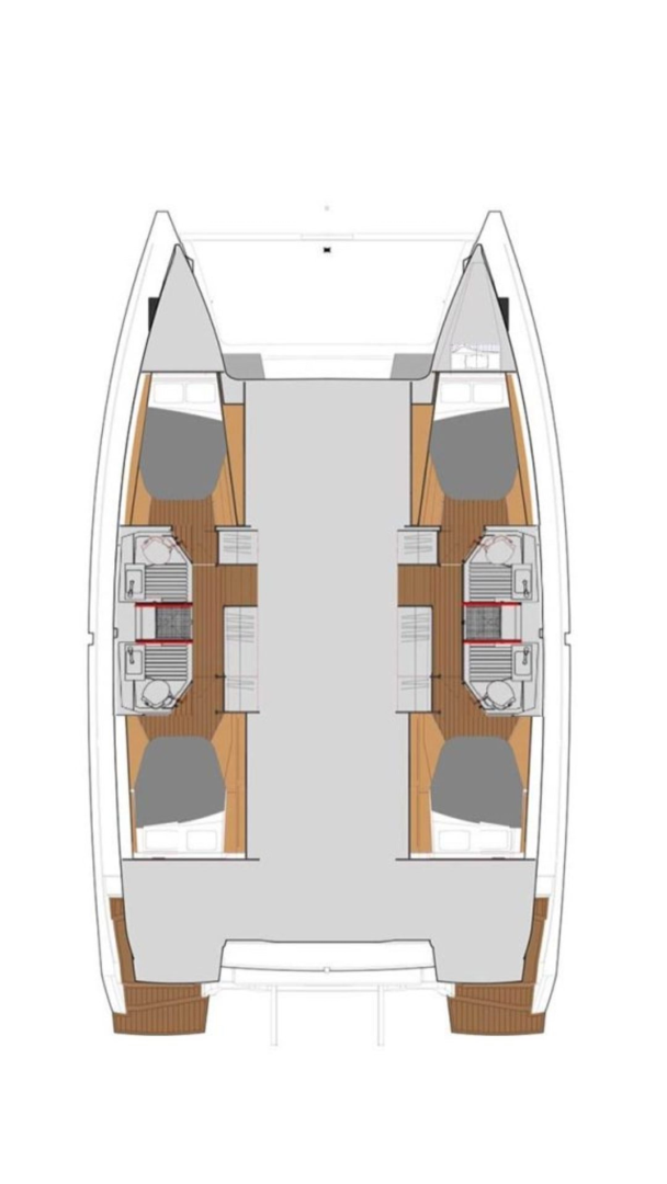 Catamaran rental in Kotor - Fountaine Pajot Astrea 42