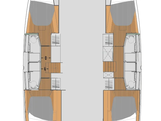 Fountaine Pajot Elba 45 charter bareboat or captained in  Key West