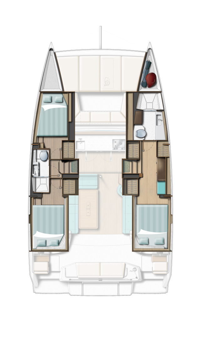 Bareboat Rental Catamaran Bali with a boat licence