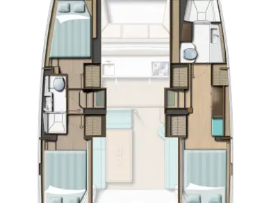 Bareboat Rental Catamaran Bali with a boat licence