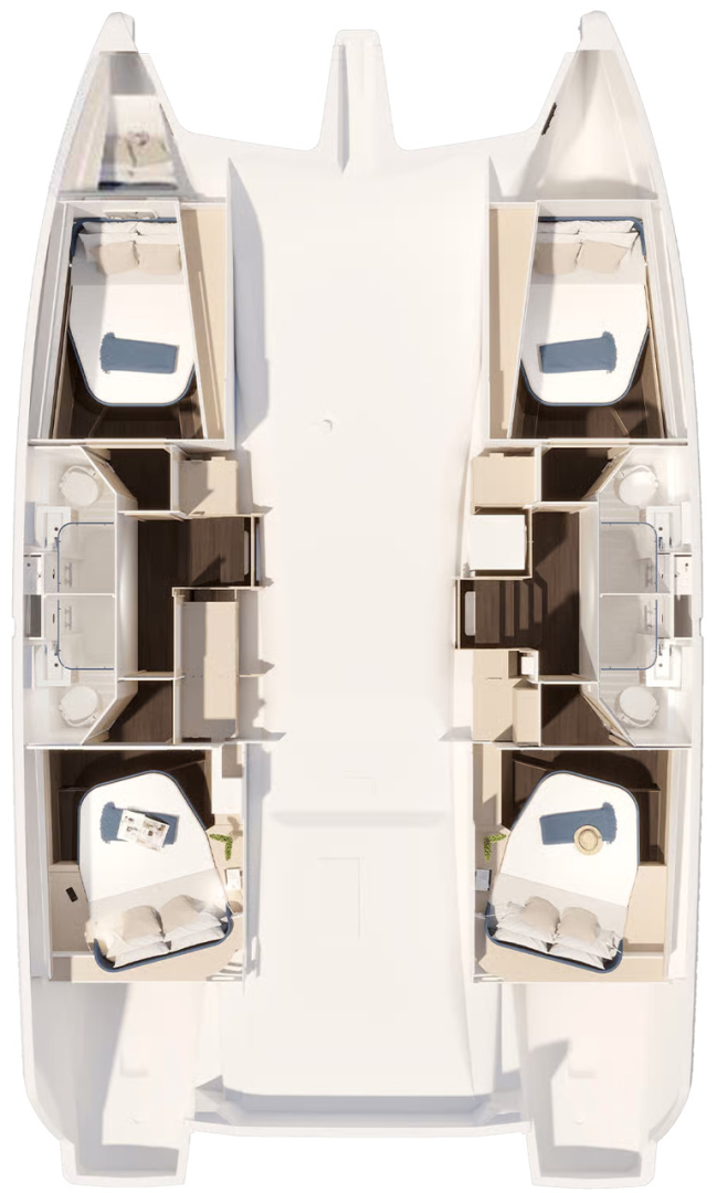Yacht charter Trogir cheap Fountaine Pajot FP 44 Quatuor - 4 cab.