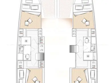 Catamaran for rent Seget Donji at the best price